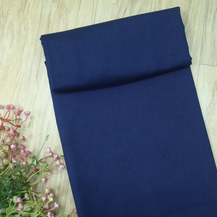 Hayaat Royal Blue Cotton Flex Fabric