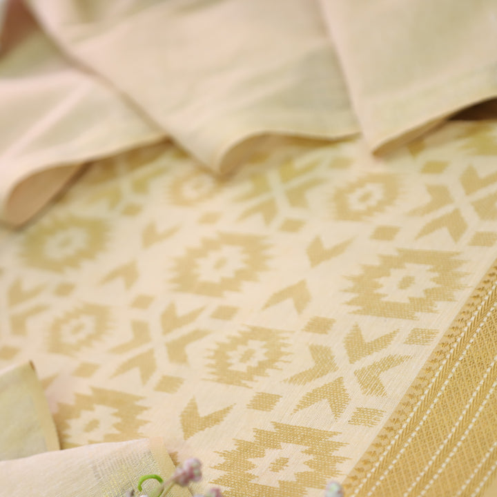 Chaahat Base Murtard Buti Print South Cotton Suit Set-D6
