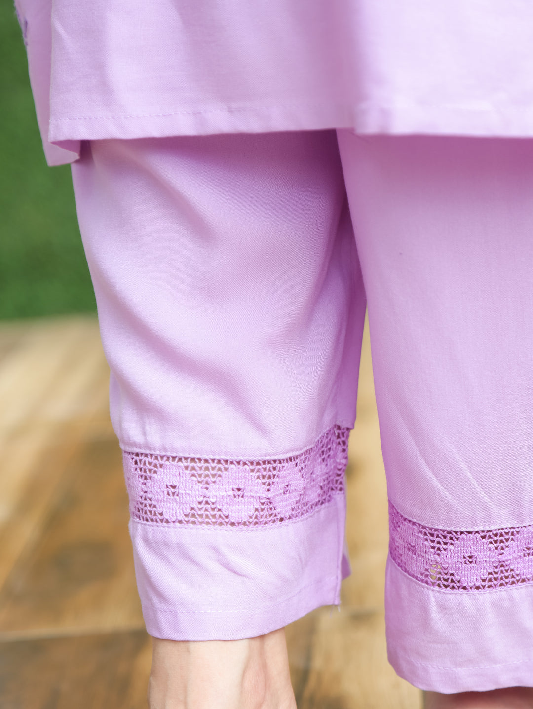 Jenna Petal Lilac Chikankari Rayon 2 Piece Set