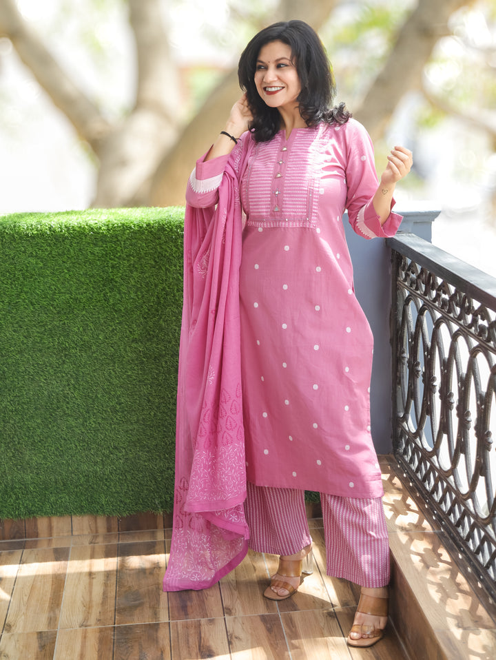Stella Helio Lilac South Cotton 3 Piece Set