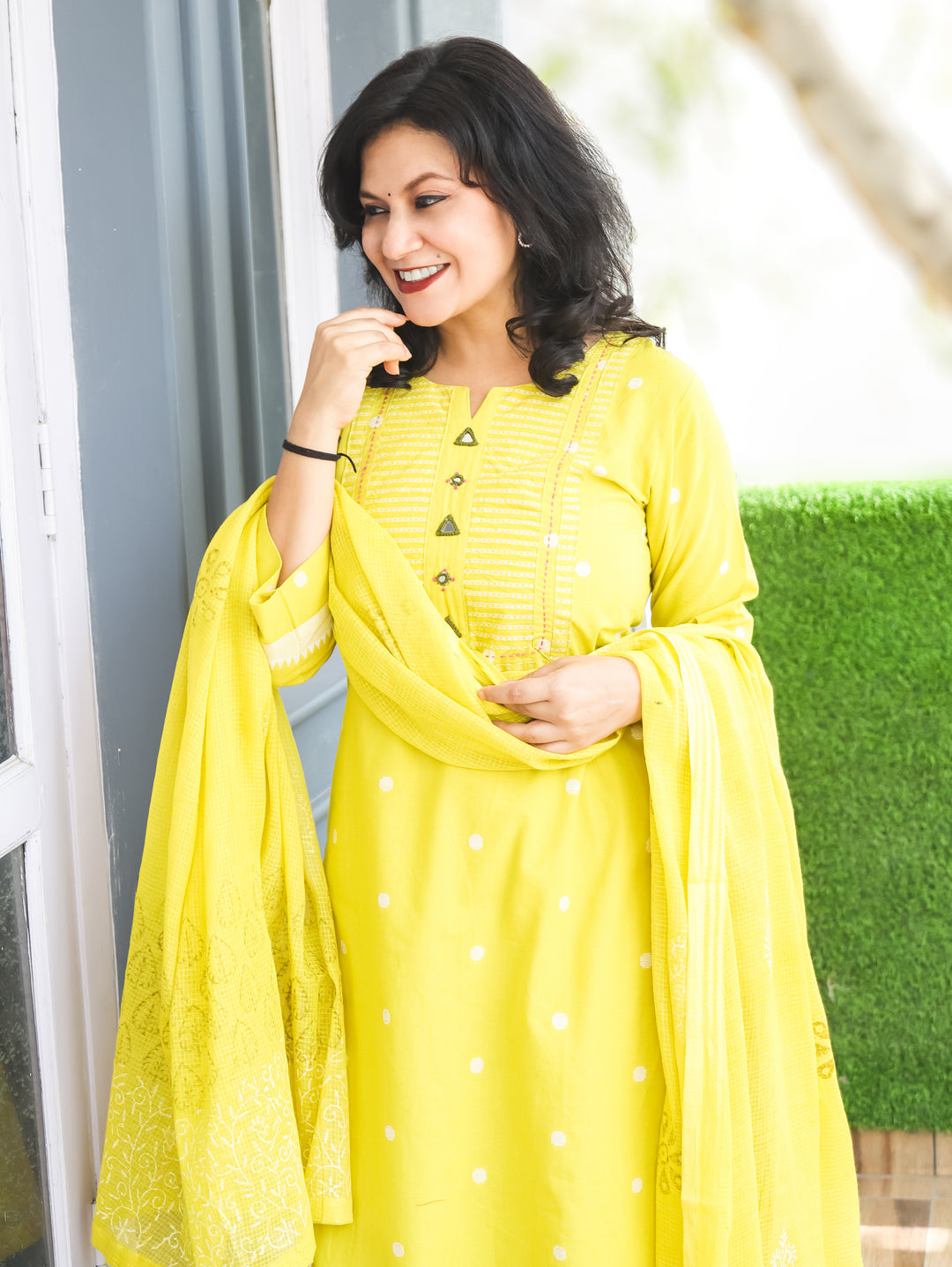 Stella Sunflower Yellow South Cotton 3 Piece Set