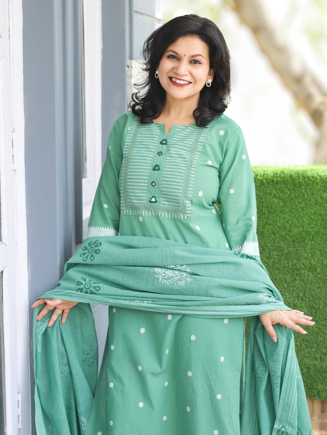 Stella Castleton Sage South Cotton 3 Piece Set
