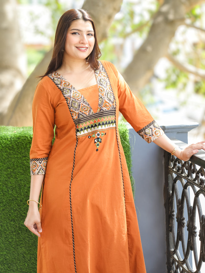 Jennie Rust Kalamkari Cotton Kurti