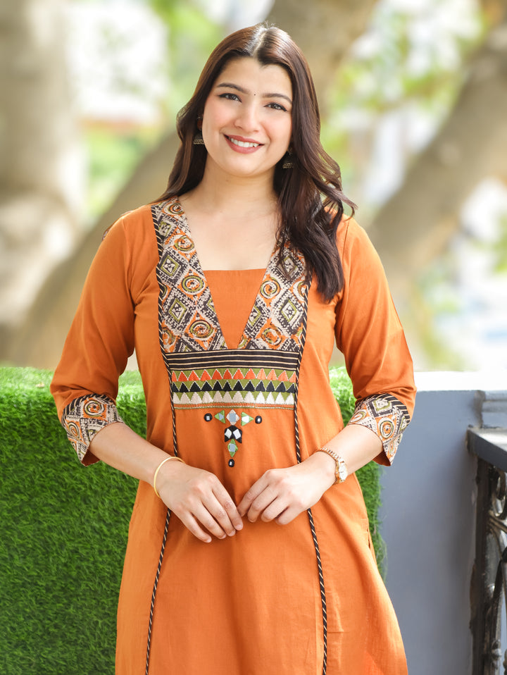 Jennie Rust Kalamkari Cotton Kurti
