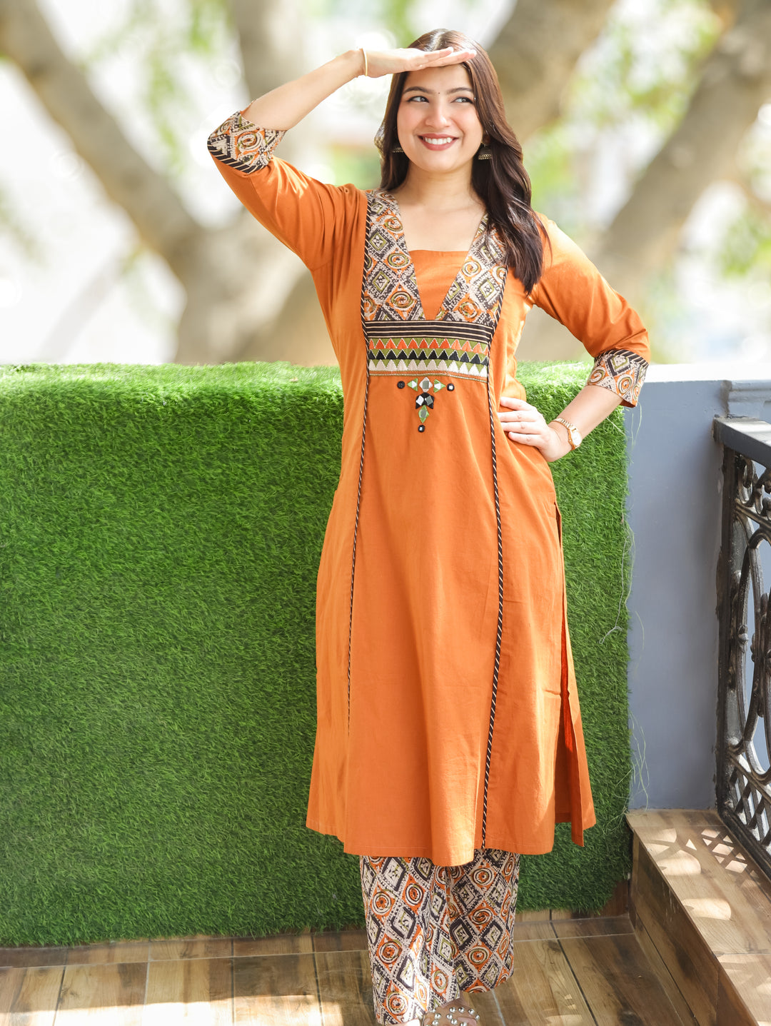 Jennie Rust Kalamkari Cotton Kurti