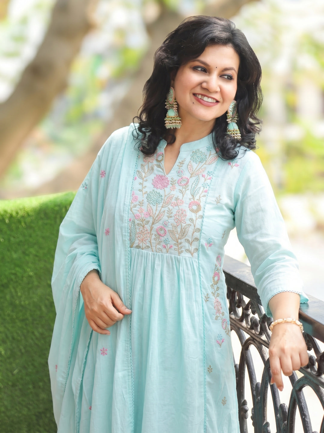 Emily Sea Ocean Embroidered 3 Piece Set