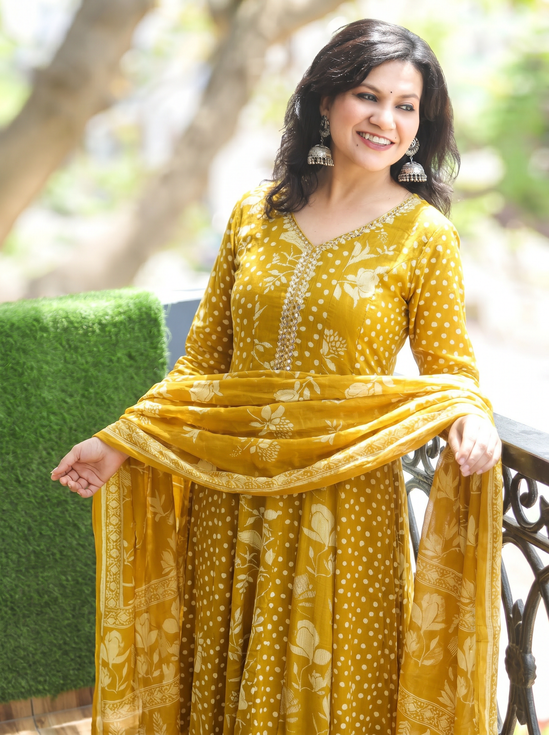 Bella Dijon Yellow Mul Cotton 3 Piece Set